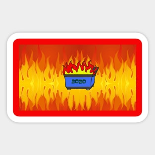 Dumpster Fire 2020 Sticker